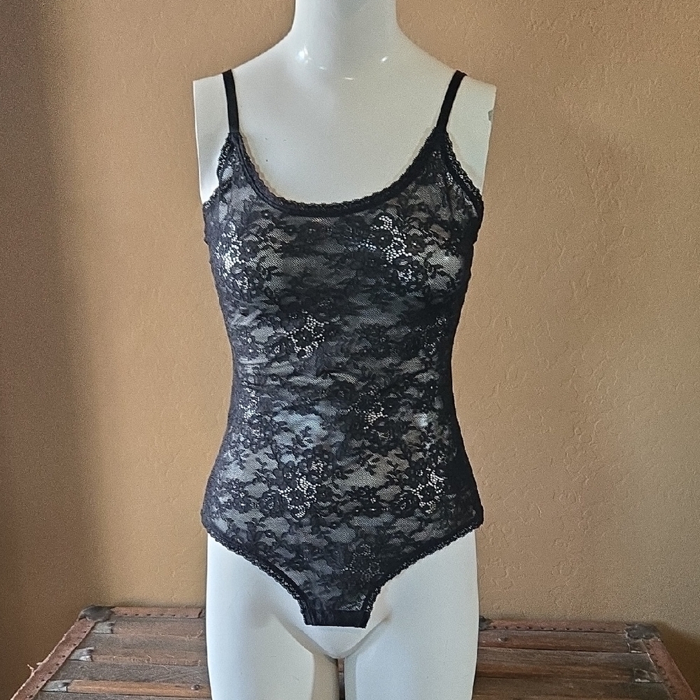 H&M Black Lace Bodysuit #946